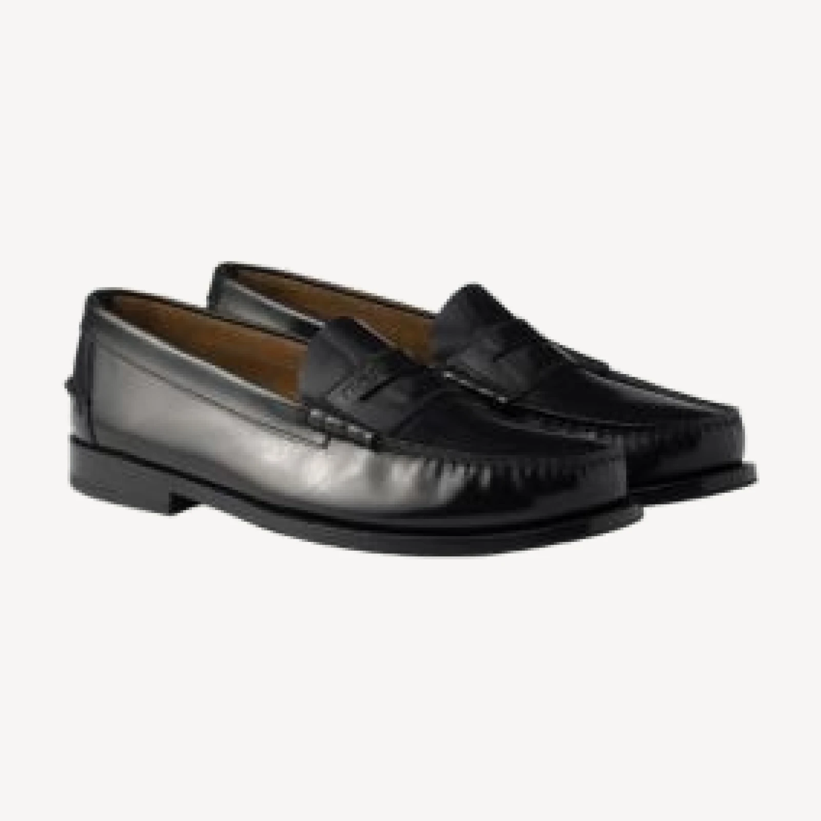 Prada Men's Brushed Leather Loafers