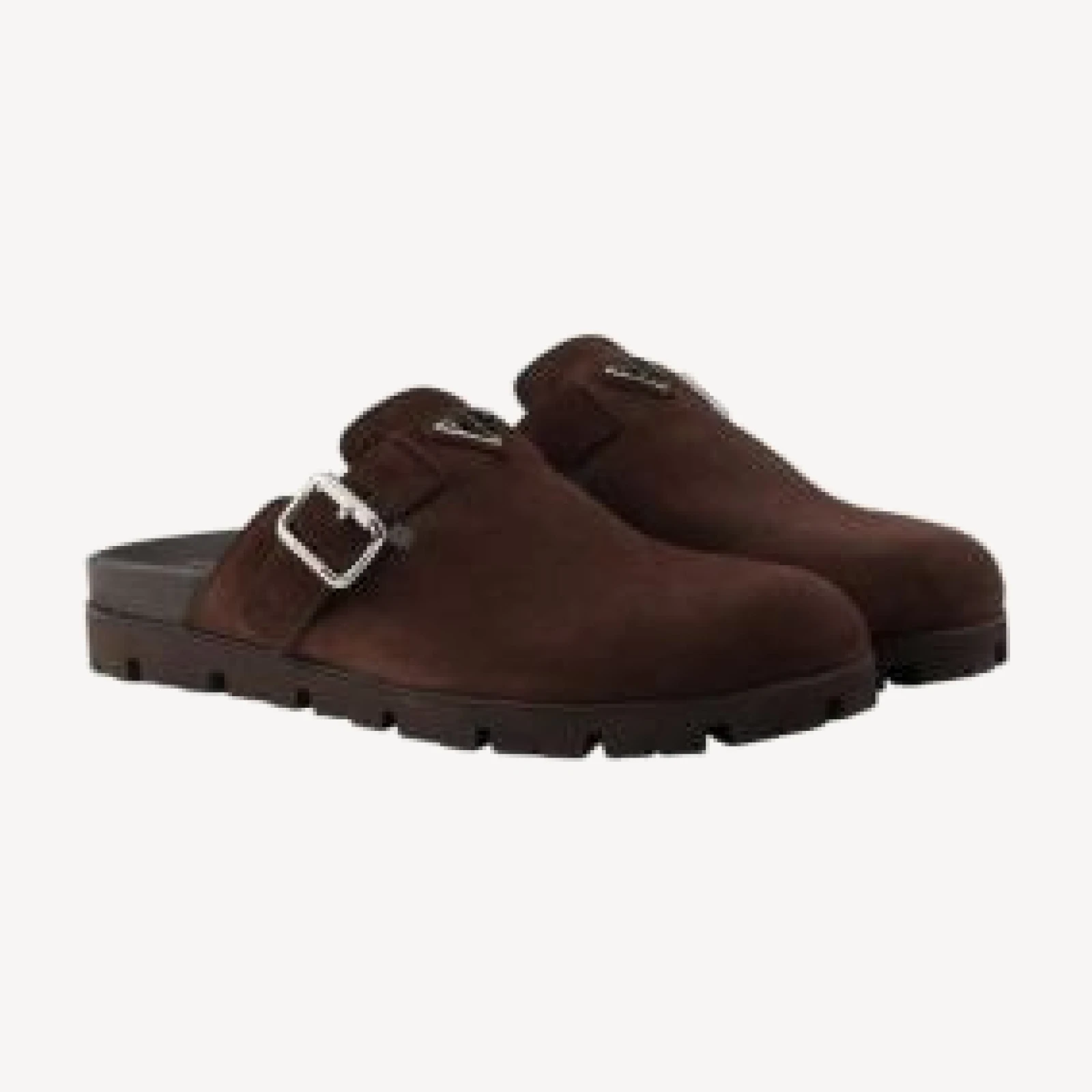 Prada Men's Suede Mules
