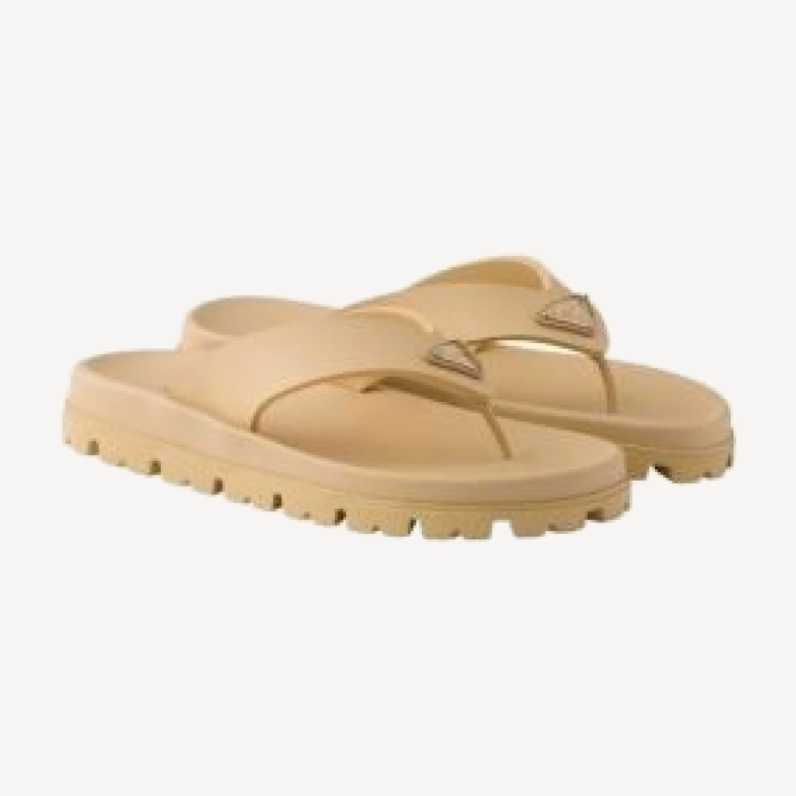 Prada Women's Rubber Thong Sandals