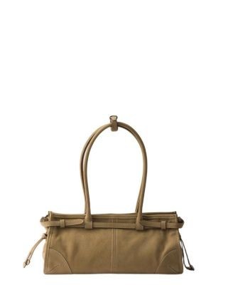 Prada Bonnie Medium Nubuck Leather Handbag