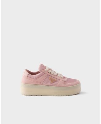 Prada Women's Downtown Bold Re-Nylon and Suede Sneakers