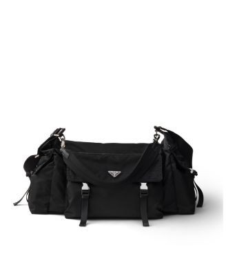Prada Explore Re-nylon and Leather Duffel Bag