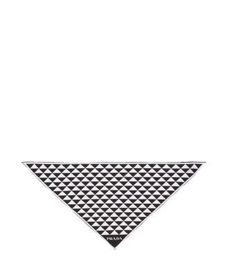 Prada Printed Silk Twill Scarf