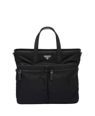 Prada Re-Nylon and Saffiano Leather Tote Bag