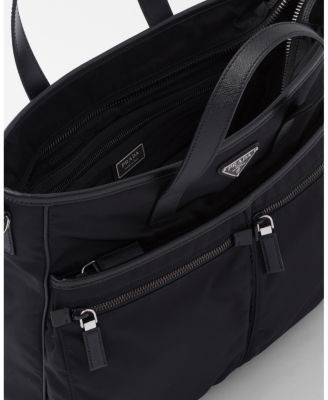 Prada Re-Nylon and Saffiano Leather Tote Bag