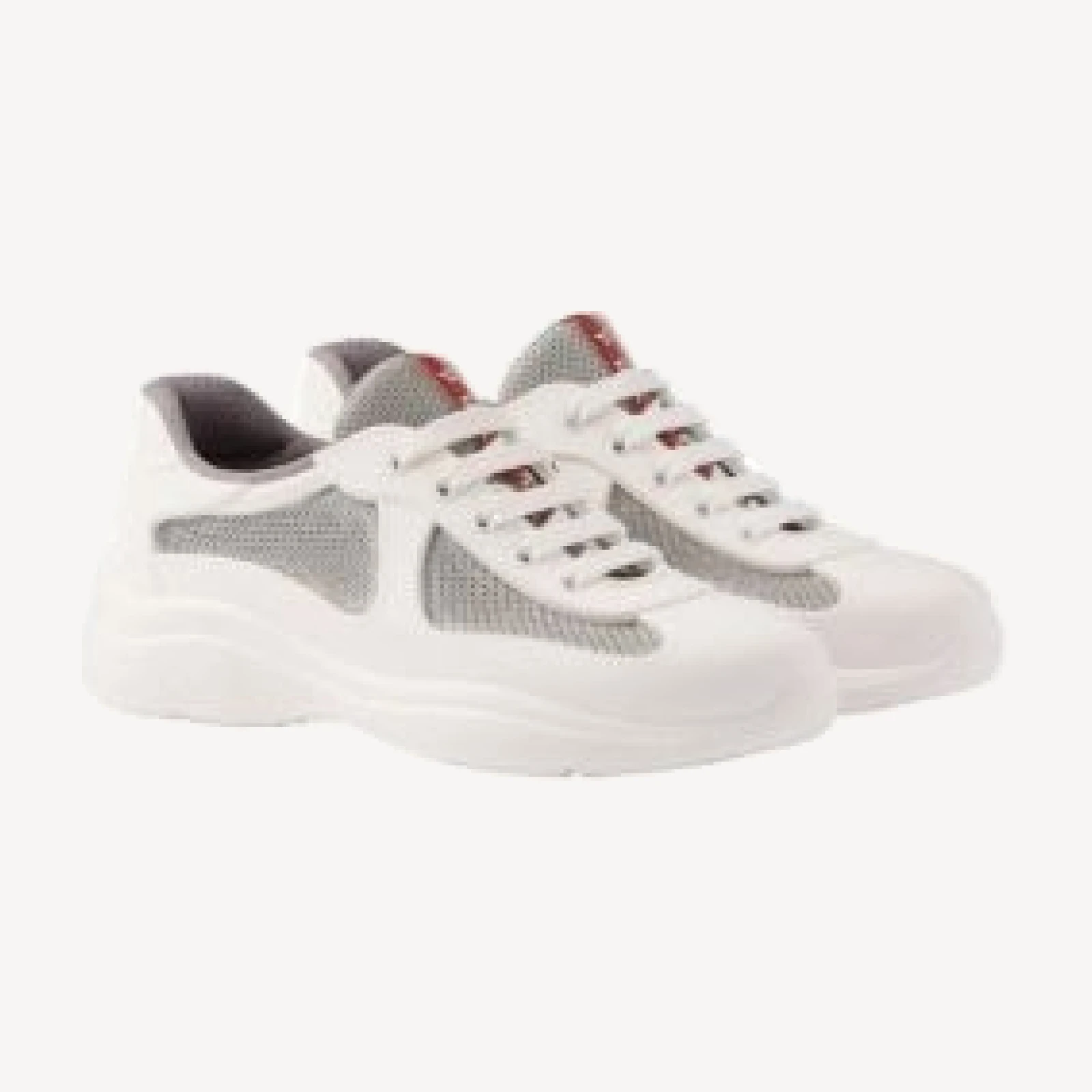 Prada Women's America's Cup Soft Rubber and Bike Fabric Sneakers
