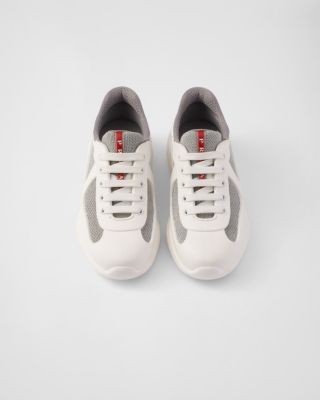 Prada Women's America's Cup Soft Rubber and Bike Fabric Sneakers