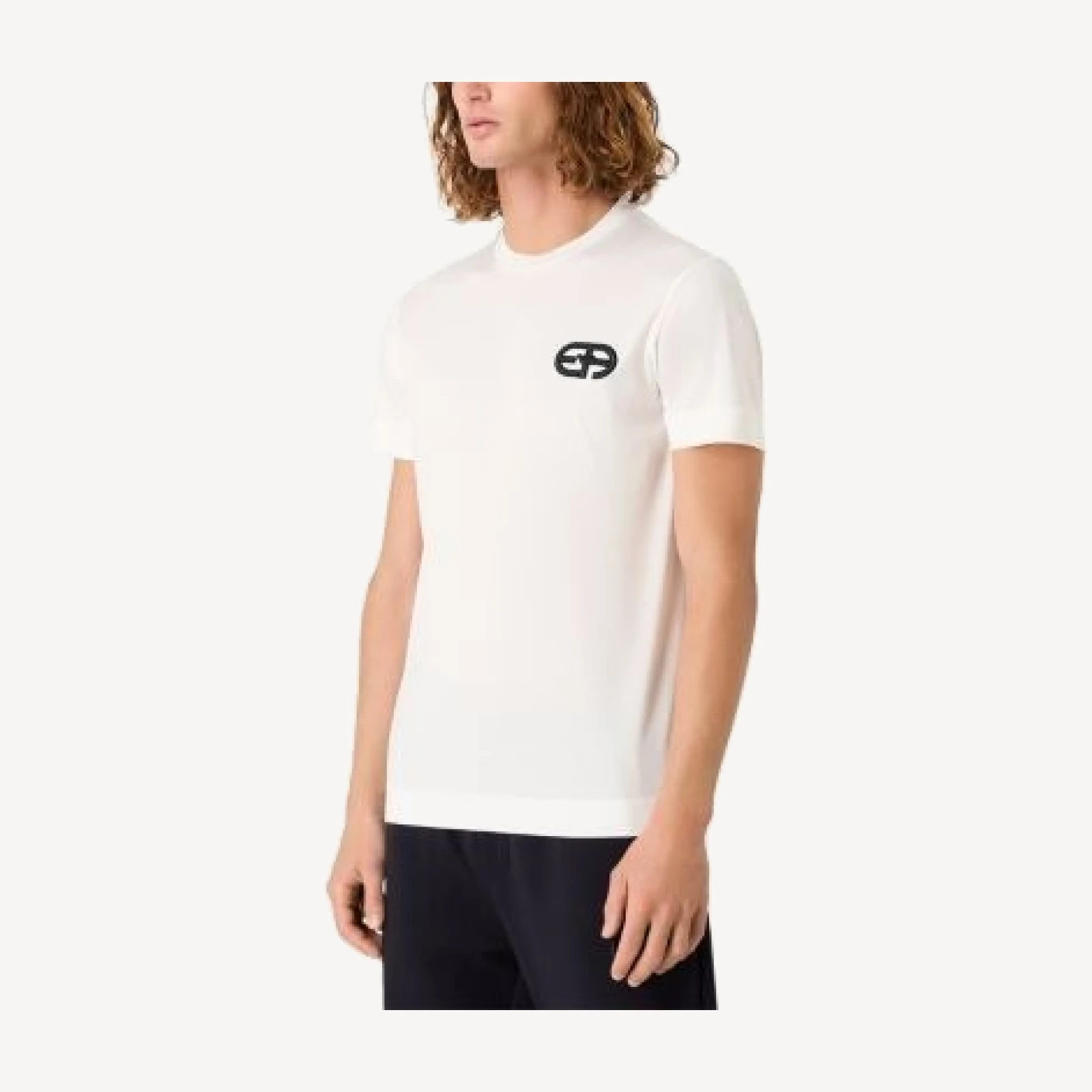 Emporio Armani Essential Ea Recreate Embroidered Logo Tee