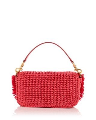 Dolce & Gabbana 3.5 Raffia Fringe Shoulder Bag