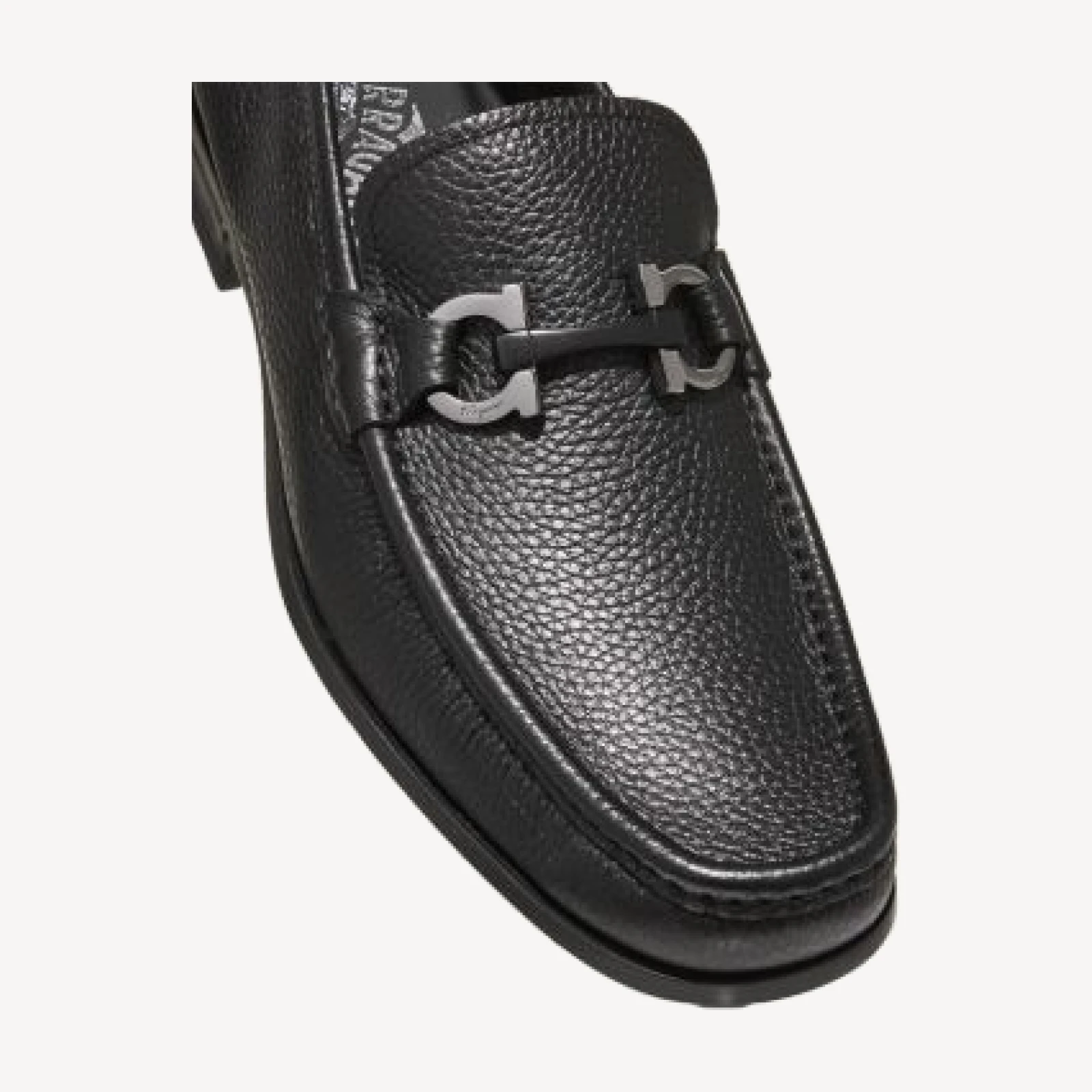 Ferragamo Men's Grandioso Double Gancini Bit Leather Loafers - Narrow
