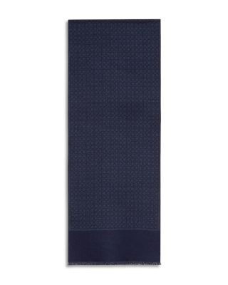 Ferragamo Gancini Logo Wool Scarf