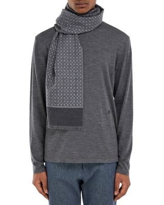 Ferragamo Logo Wool Scarf