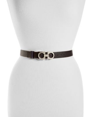 Salvatore Ferragamo Women's Reversible Leather Belt