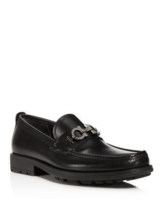Ferragamo Men's David Leather Loafers - Regular