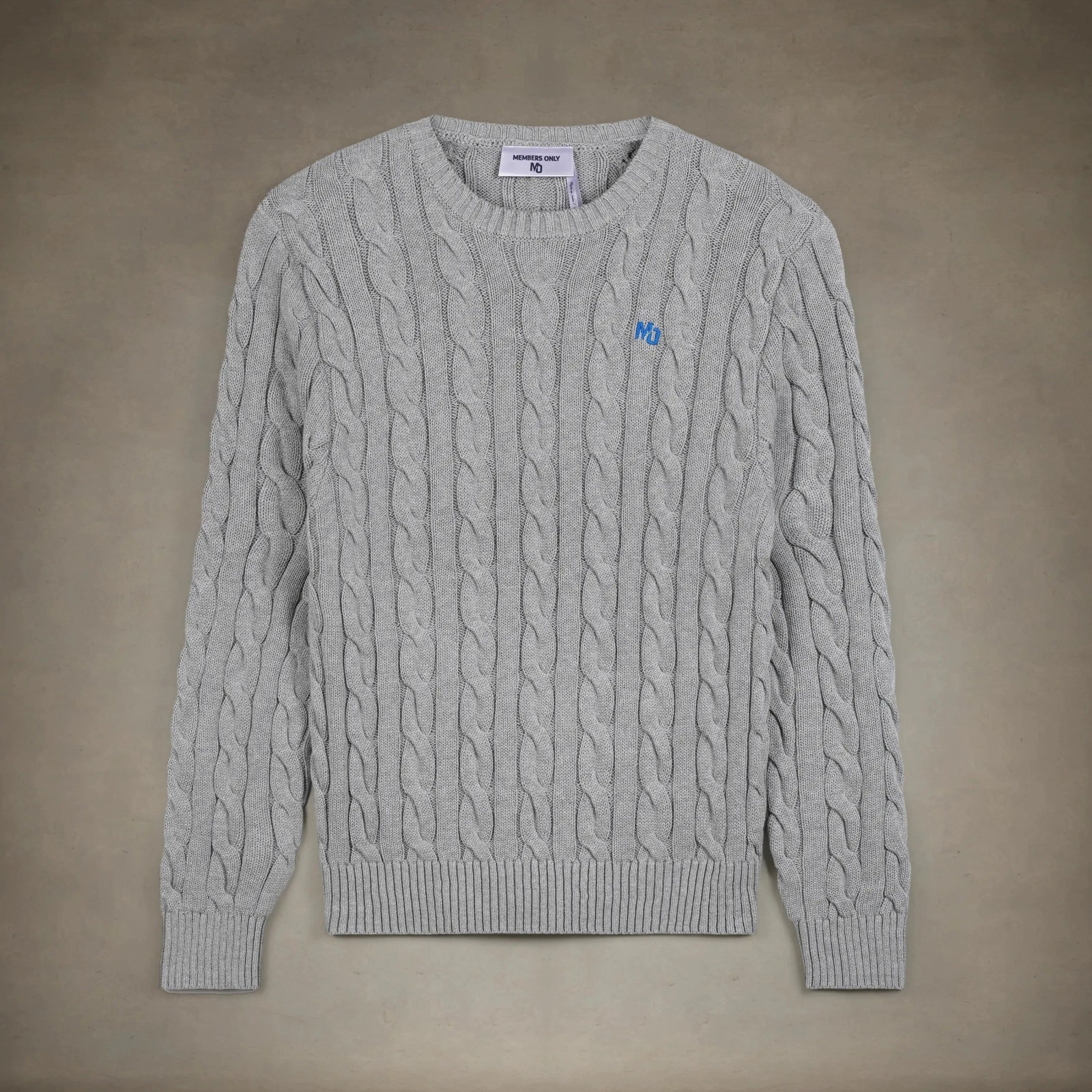 Men's Crew Neck Cable Sweater