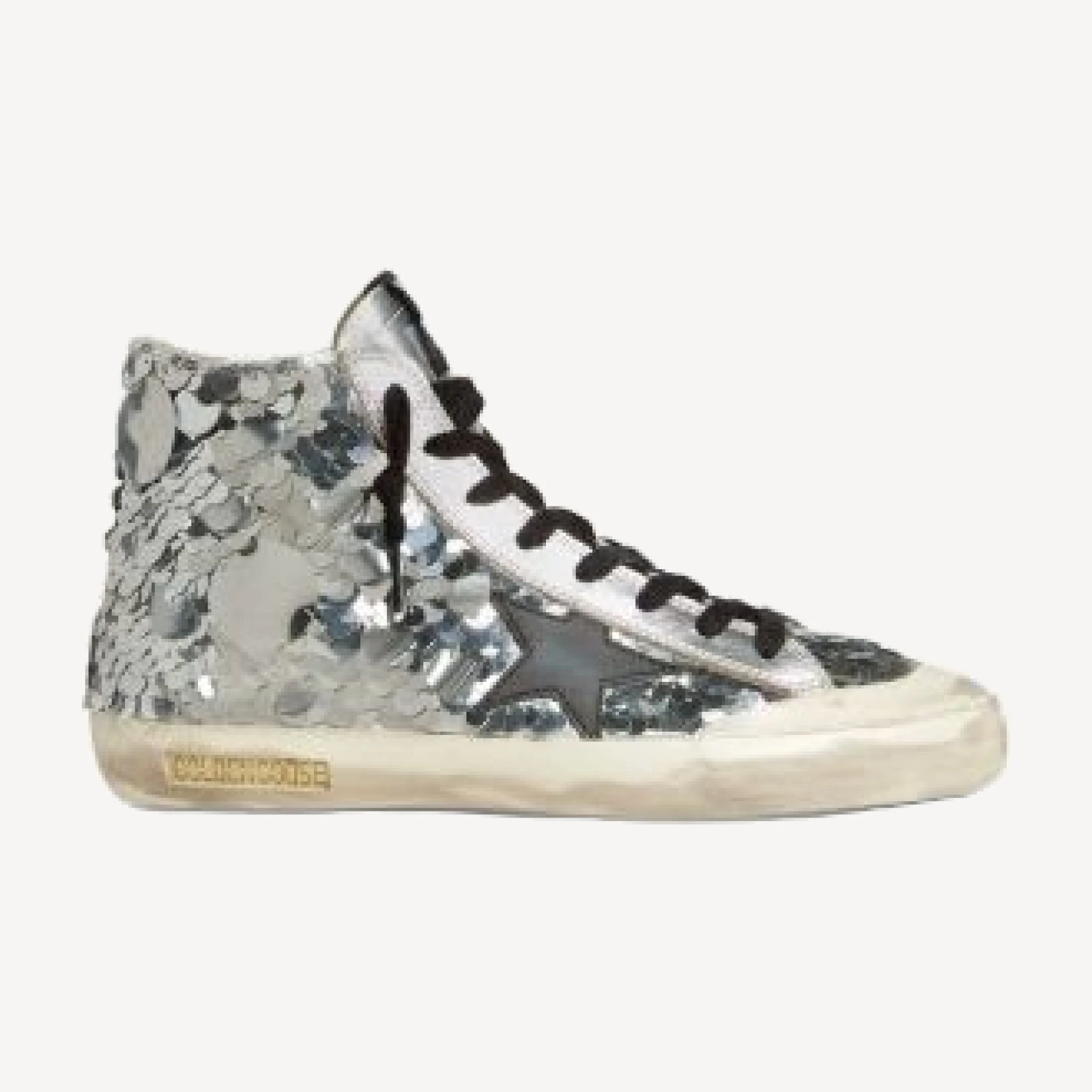 Golden Goose Women's Ballstar Double Embellished High Top Sneakers