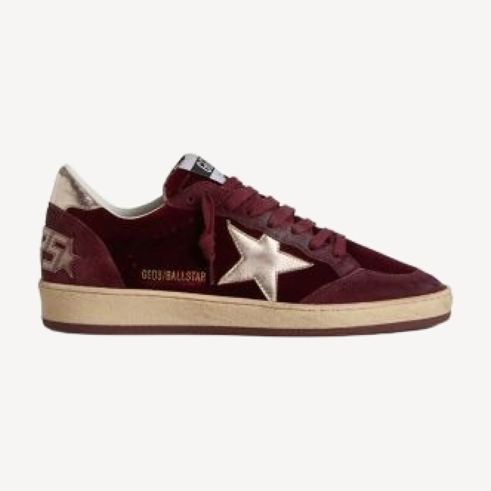 Golden Goose Women's Ballstar Velvet Embellished Sneakers