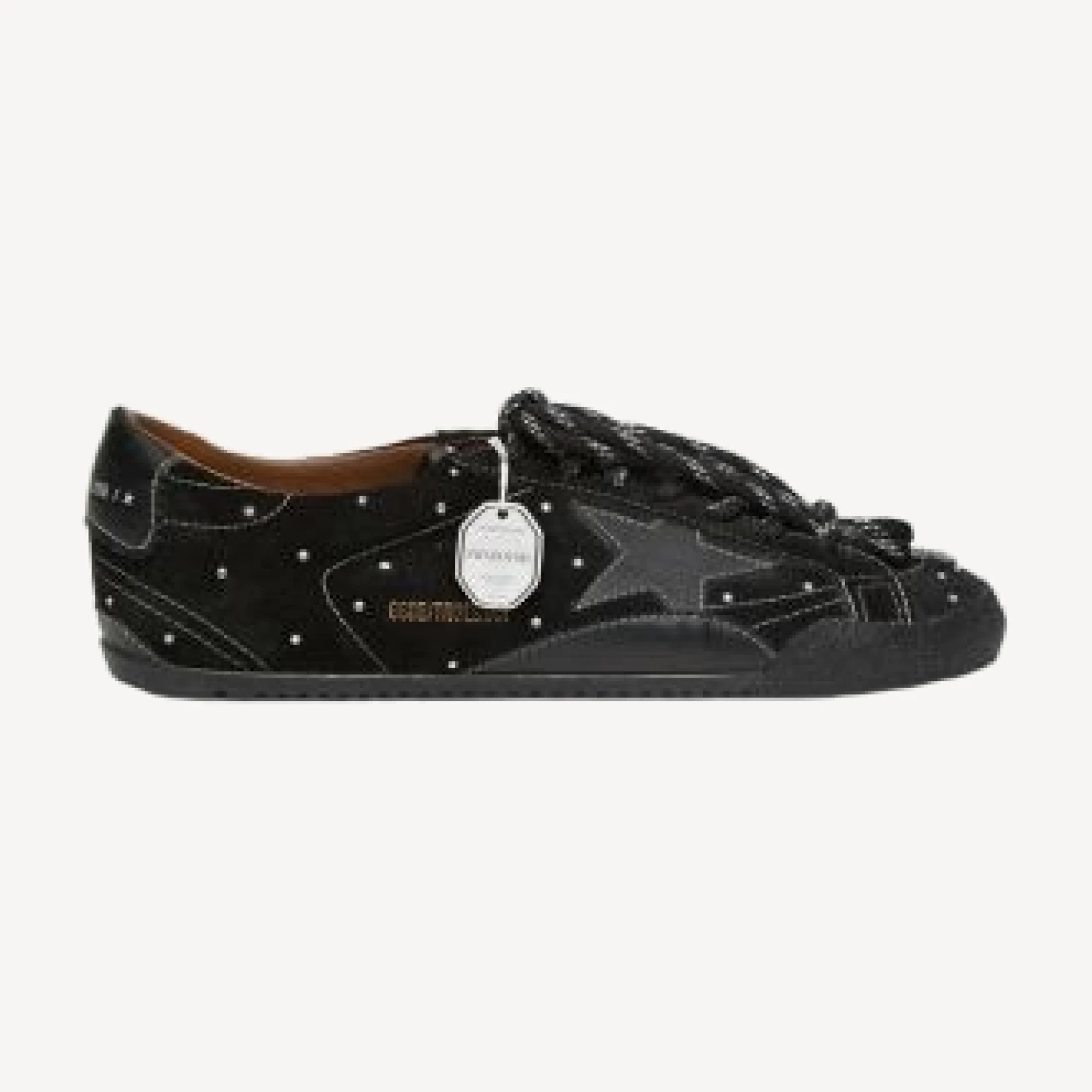 Golden Goose Unisex True Star Crystal Suede Sneakers