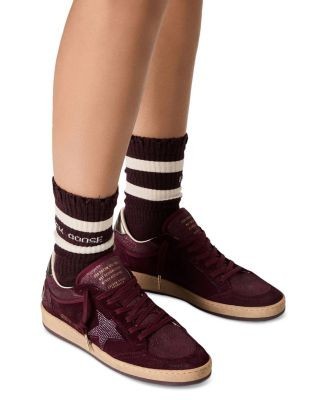 Golden Goose Women's Ballstar Suede Sneakers