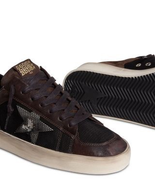 Golden Goose Stardan Suede & Nappa Leather Sneakers
