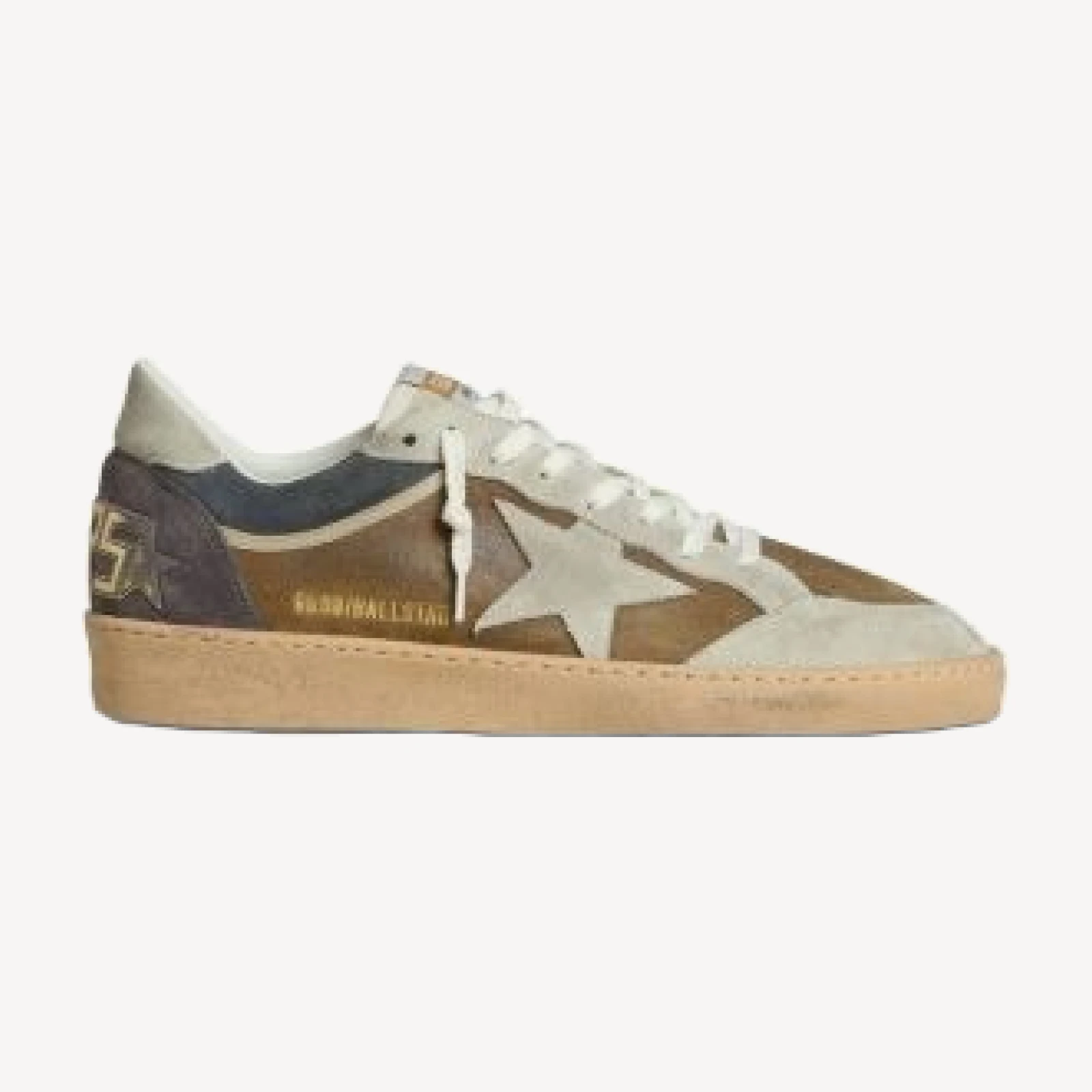 Golden Goose Unisex Ballstar Waxed Suede Sneakers