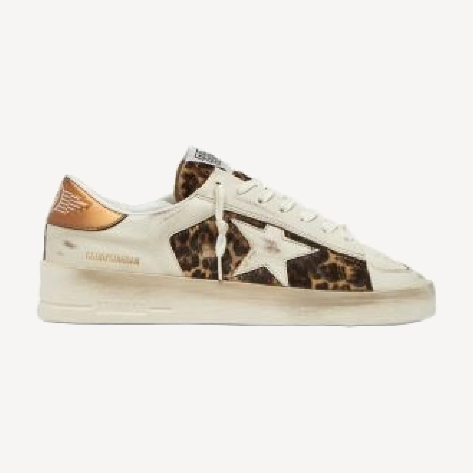Golden Goose Women's Stardan Leo Horsy Calf Hair Sneakers