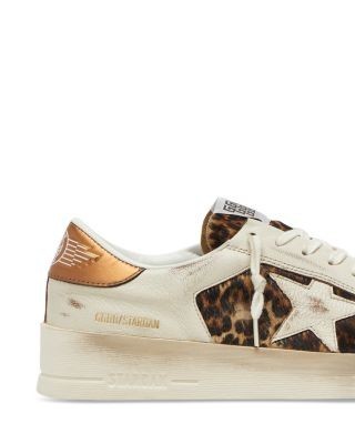 Golden Goose Women's Stardan Leo Horsy Calf Hair Sneakers