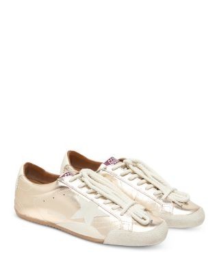 Golden Goose Women's True Star Laminated Leather & Suede Sneakers