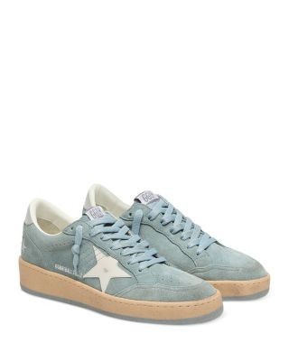 Golden Goose Women's Ballstar 2 Suede Lace Up Sneakers