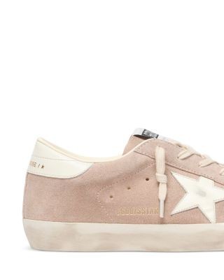 Golden Goose Women's Super Star Suede Lace Up Sneakers