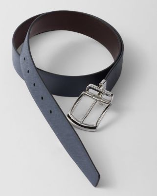 Prada Reversible Saffiano Leather Belt