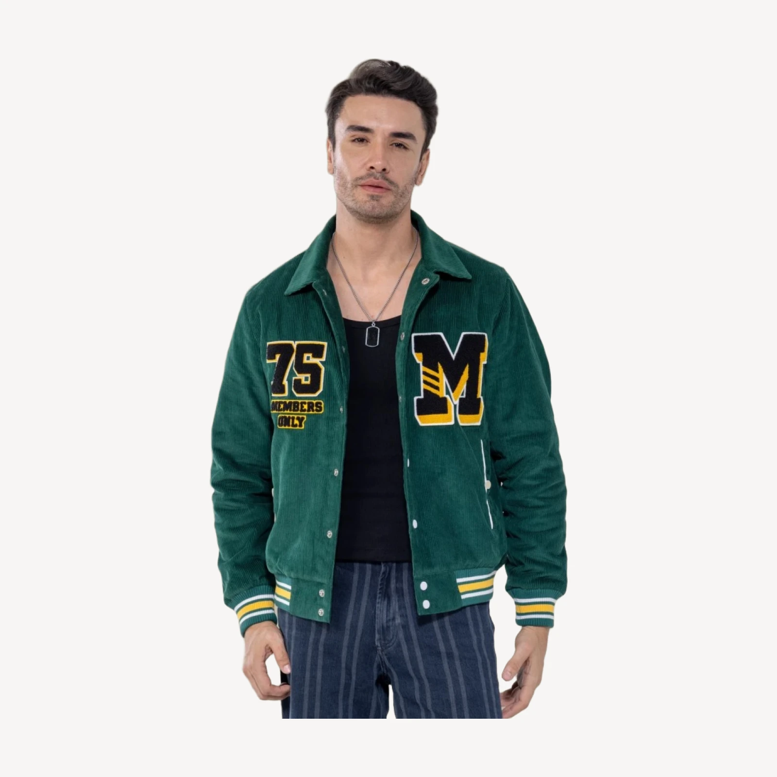 Men's Corduroy Varsity Jacket