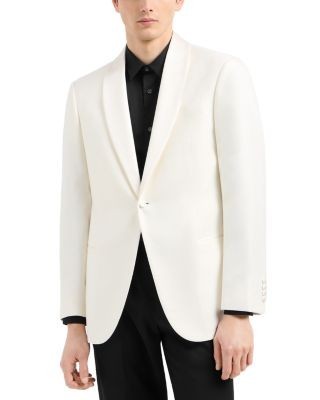 Emporio Armani G Line Regular Fit Satin Shawl Lapel Dinner Jacket