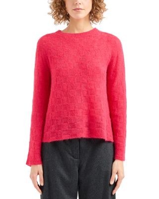 Emporio Armani Jacquard Check Sweater