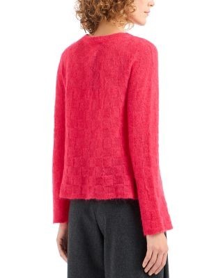 Emporio Armani Jacquard Check Sweater