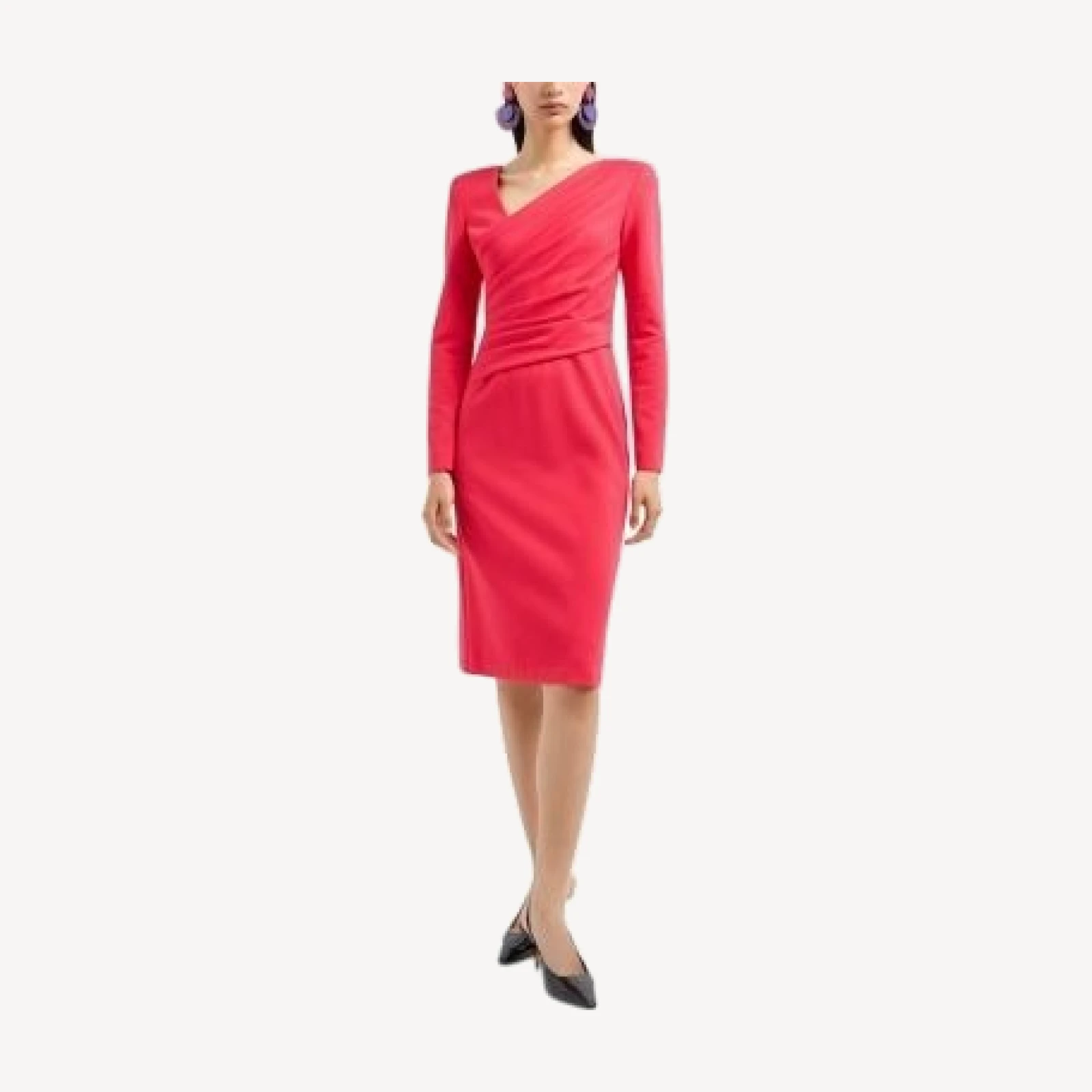 Emporio Armani Faux Wrap Dress