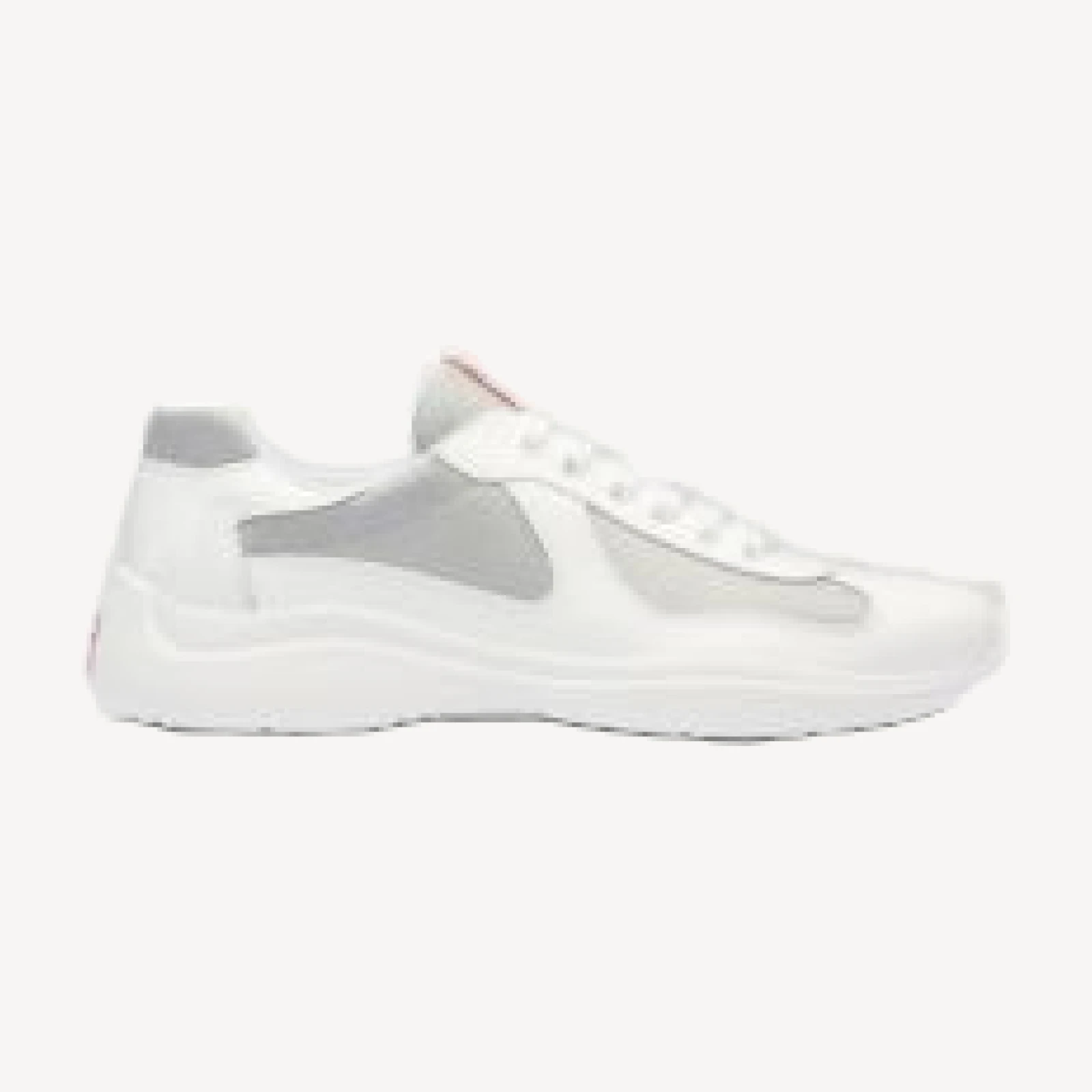 Prada Men's America's Cup Patent Leather And Technical Fabric Sneakers