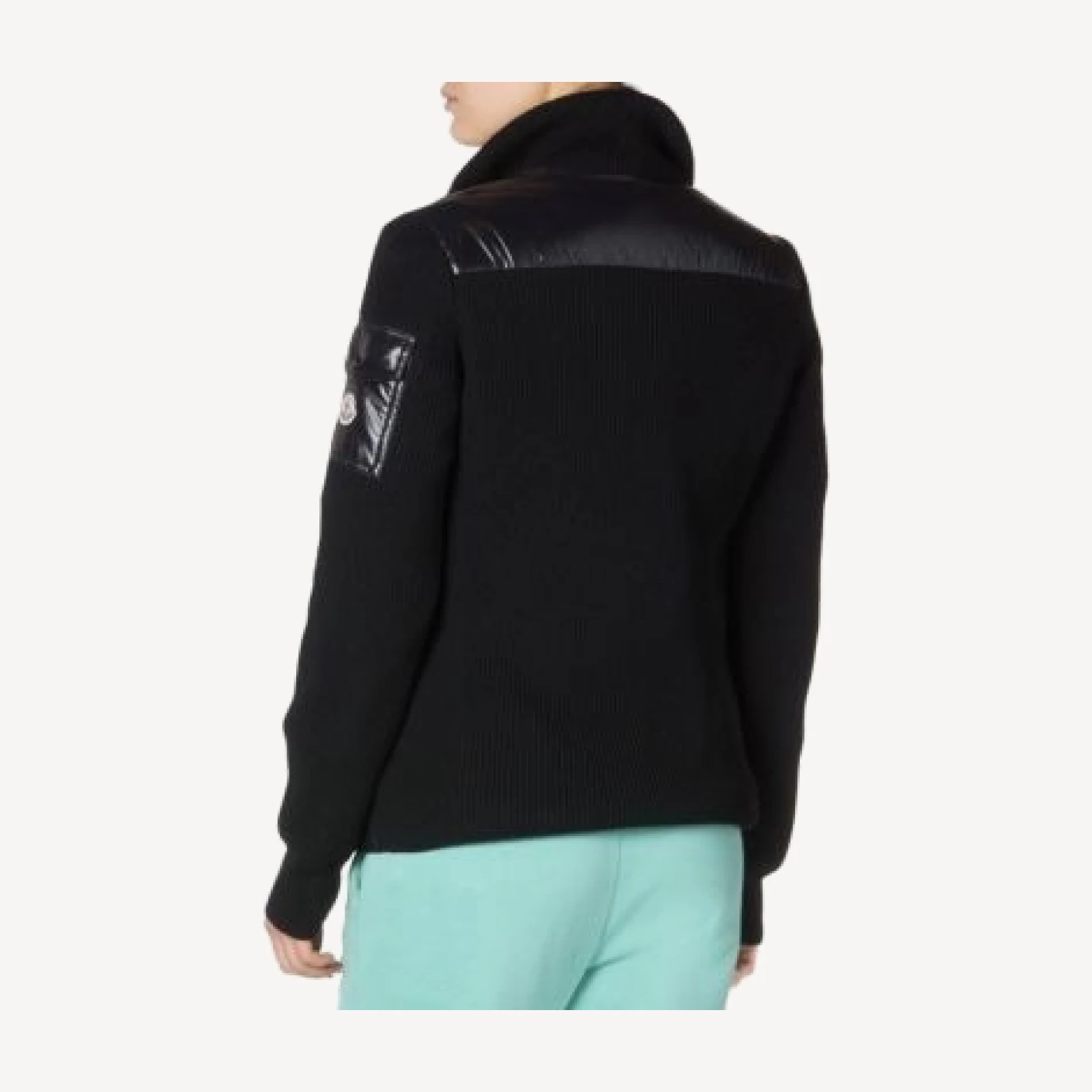 Moncler Padded Wool Puffer Cardigan