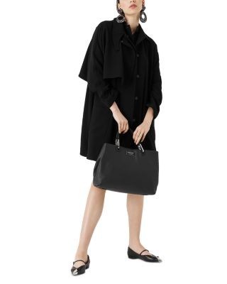 Emporio Armani Asv Medium Myea Leather Shopper Bag