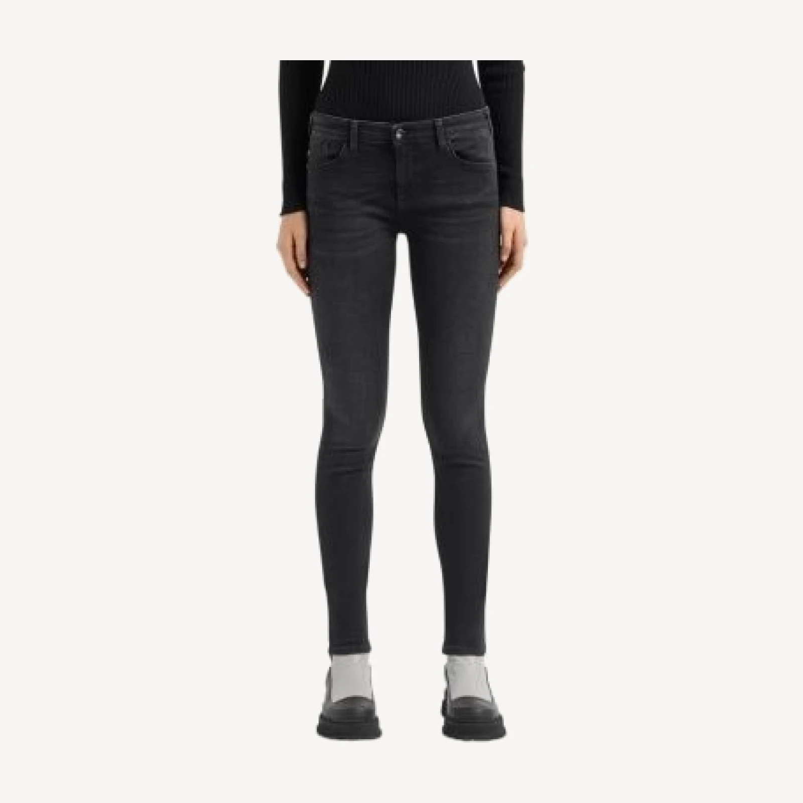 Emporio Armani Super Skinny Jeans in Black