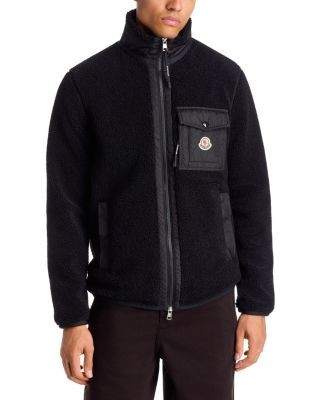 Moncler Sherpa Zip Up Cardigan