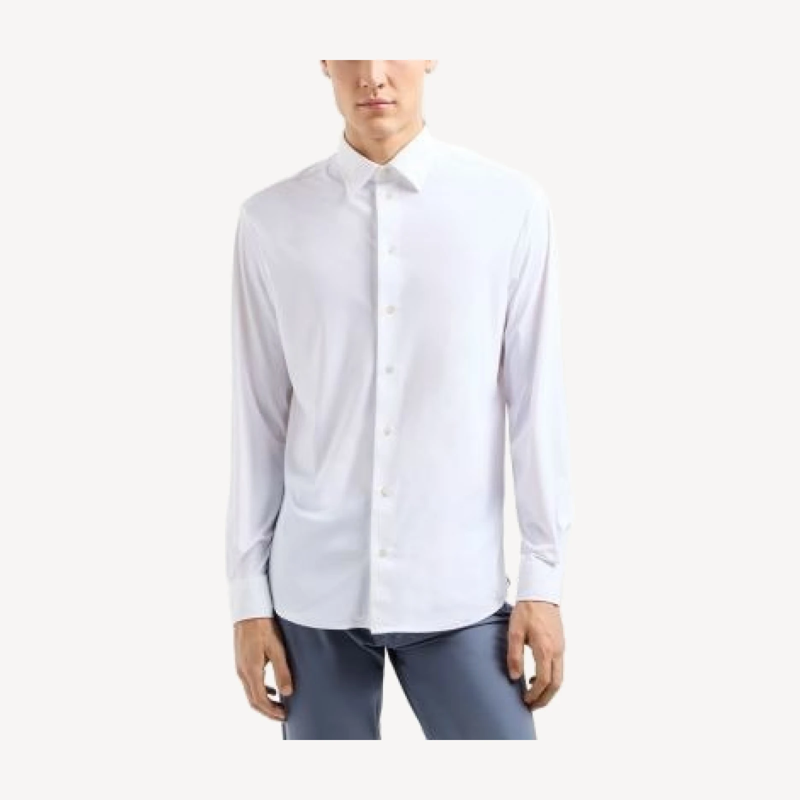 Emporio Armani Regular Fit Nylon Sport Shirt