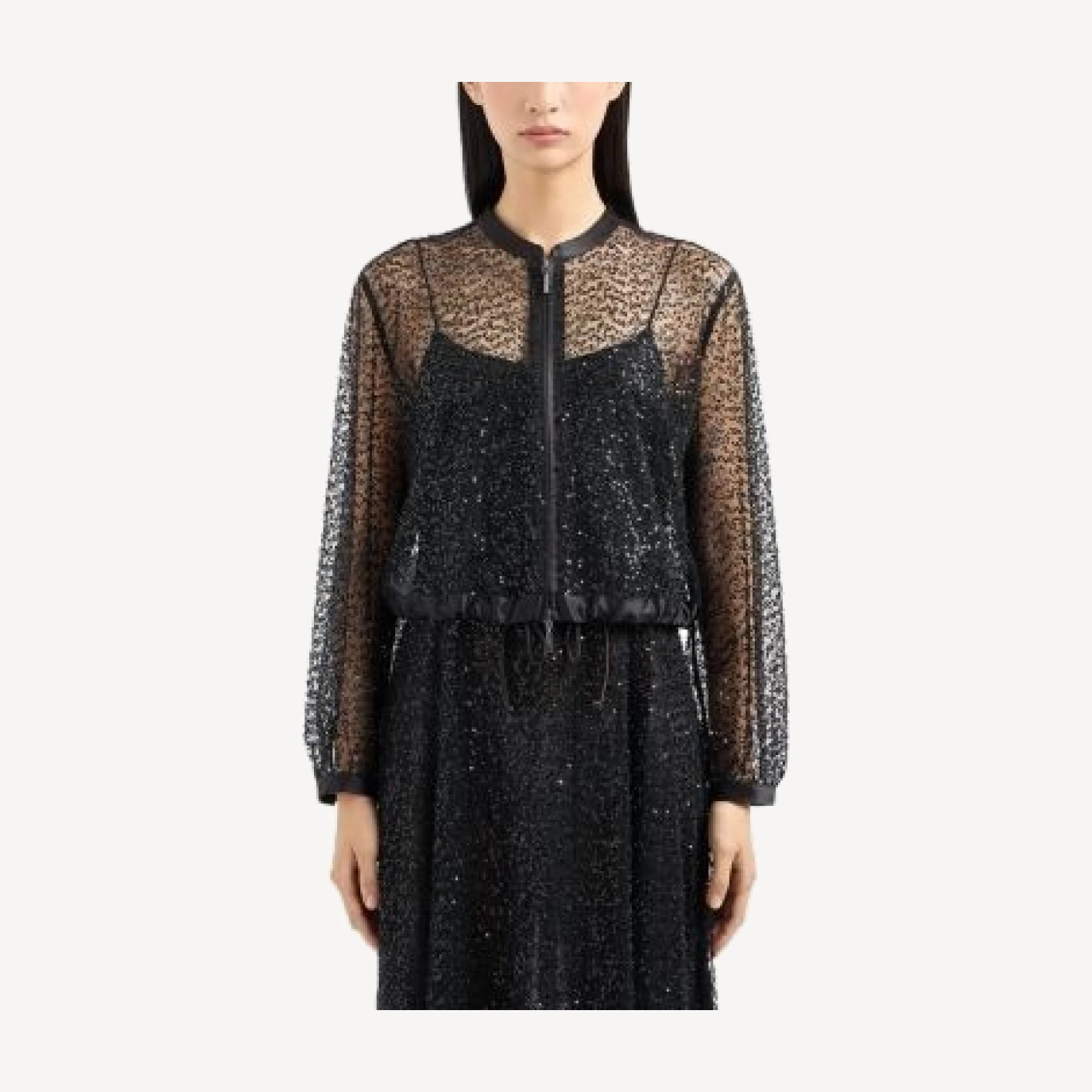 Emporio Armani Sheer Sequin Jacket