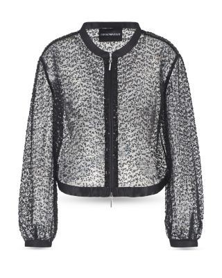Emporio Armani Sheer Sequin Jacket