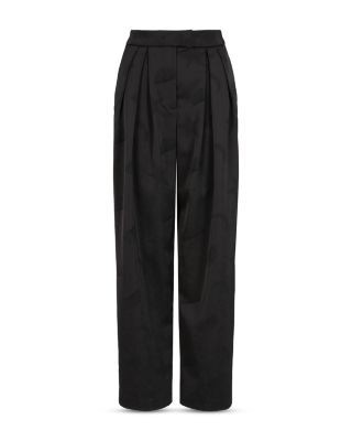 Emporio Armani Textured Pleated Pants