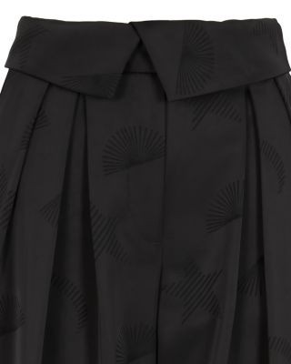 Emporio Armani Textured Pleated Pants