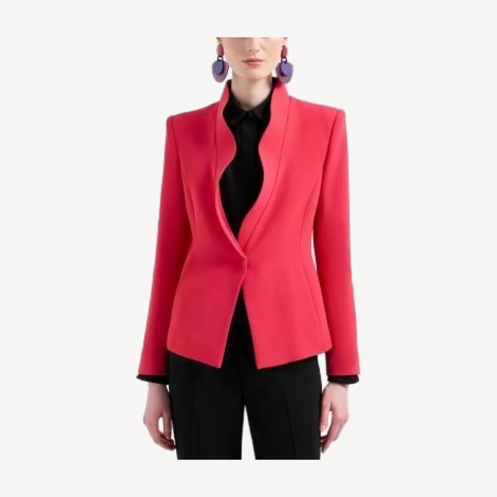Emporio Armani Ruffled Blazer