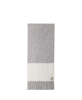 Prada Symbole Double Wool and Cashmere Scarf