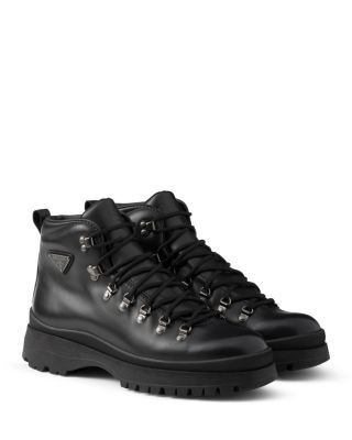 Prada Men's Brixxen Leather Booties