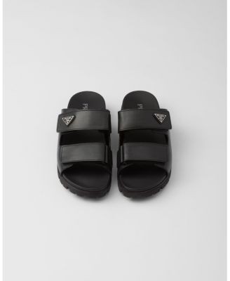 Prada Men's Leather Strap Sandals